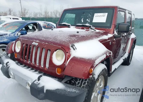 2008 Jeep Wrangler Unlimited Sahara z USA, uszkodzony, nr VIN 1J4GA59198L500733